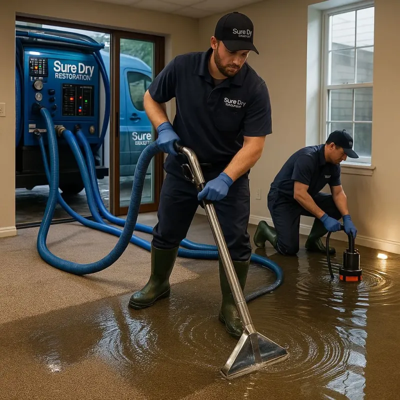Water Extraction and Removal process in Sellersville, PA